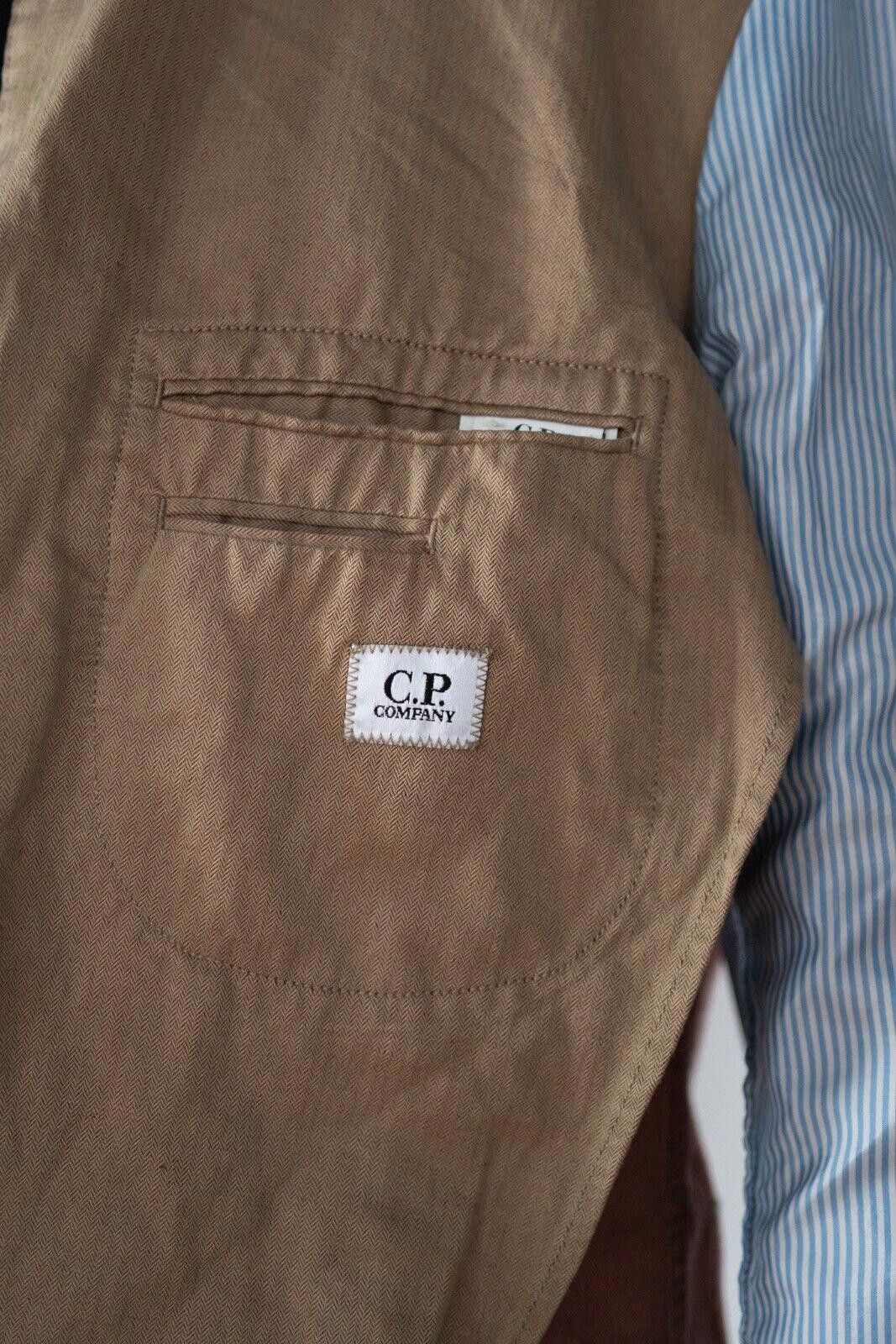 C.P. Company Vintage C.P. Company Tan Linen Blazer Sz. XL Size US XL / EU 56 / 4 - 11 Thumbnail