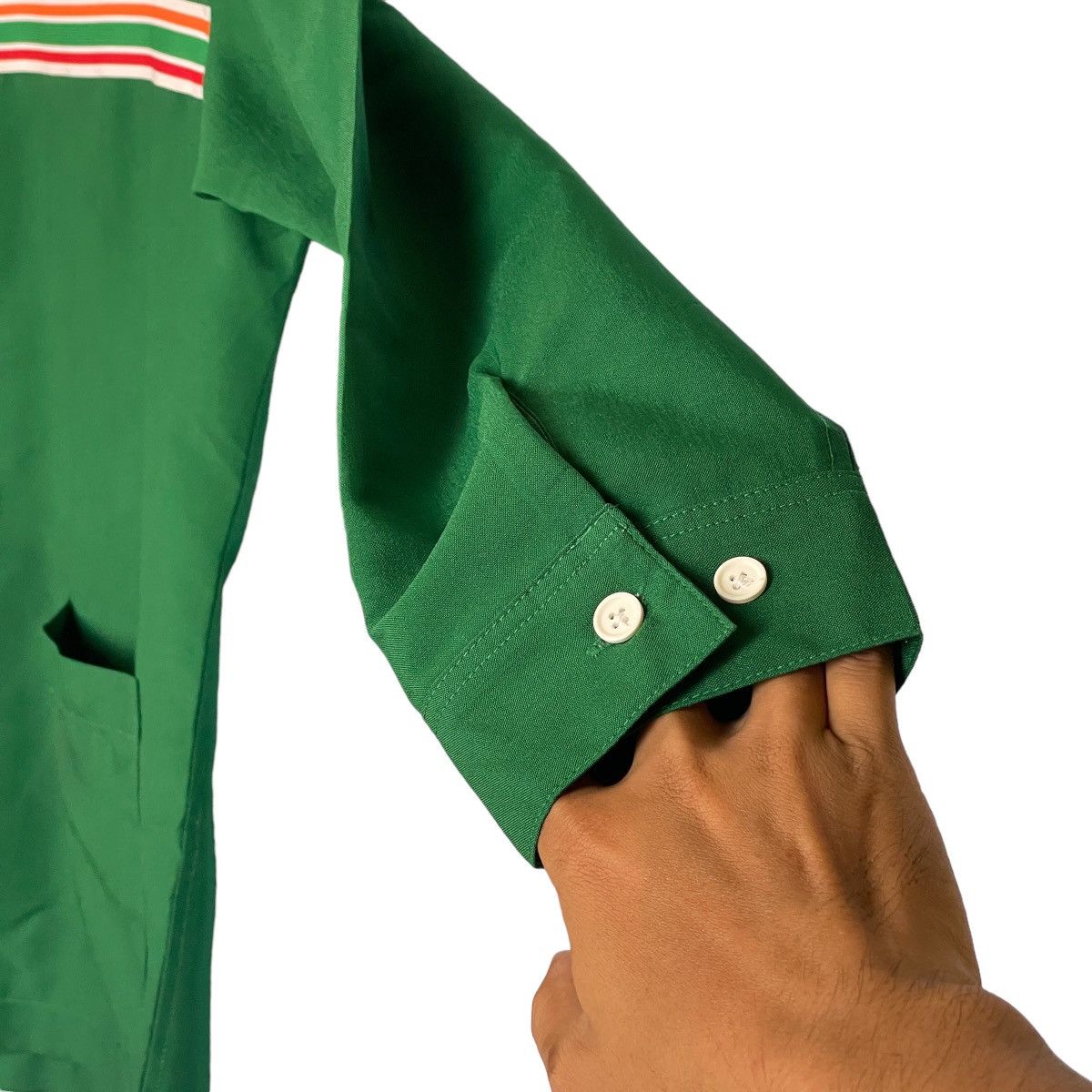 uniform experiment VTG Rare 7 Eleven Long Sleeve Uniform Jacket Size US L / EU 52-54 / 3 - 11 Thumbnail