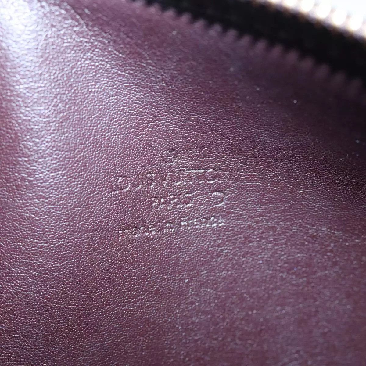 Louis Vuitton LOUIS VUITTON Monogram Vernis Bedford Hand Bag Amarante Size ONE SIZE - 6 Thumbnail