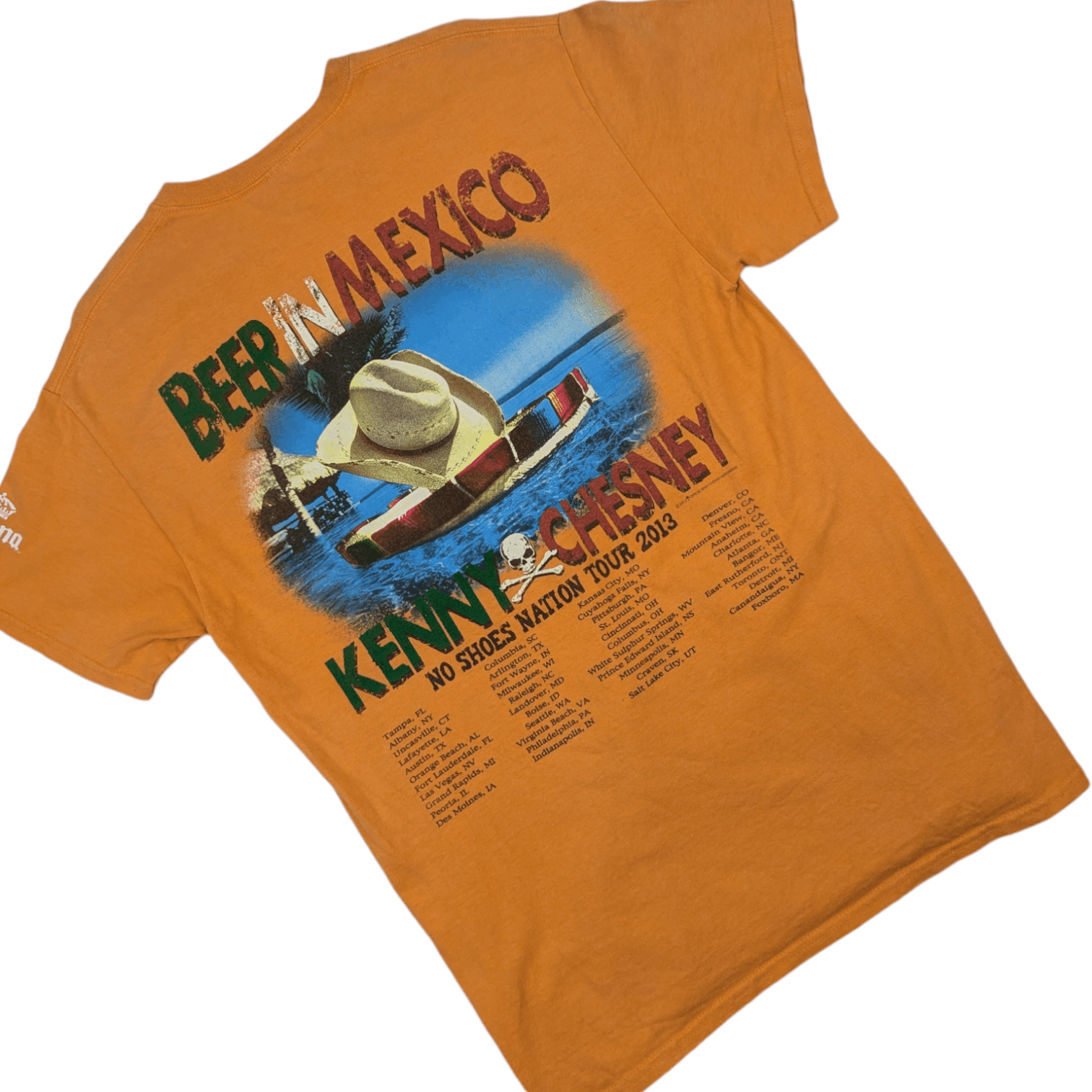 Band Tees KENNY CHESNEY 2013 Tour Beer In Mexico No Shoes Tour Tee Size US M / EU 48-50 / 2 - 7 Thumbnail