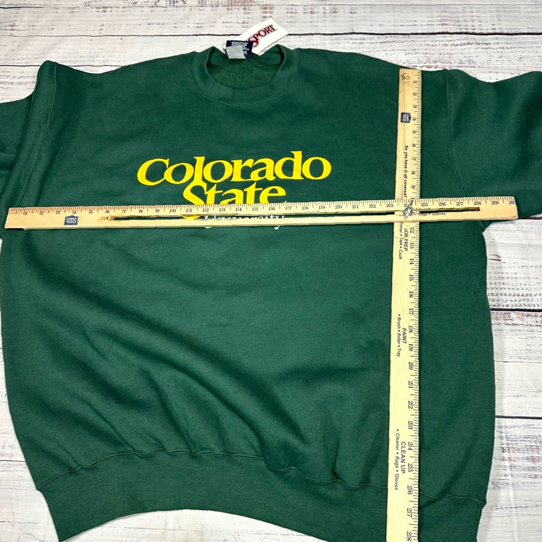 Jansport Jansport Mens University of Colorado CSU Pullover Sweatshirt 2XL Green Long Slv Size US XXL / EU 58 / 5 - 2 Thumbnail