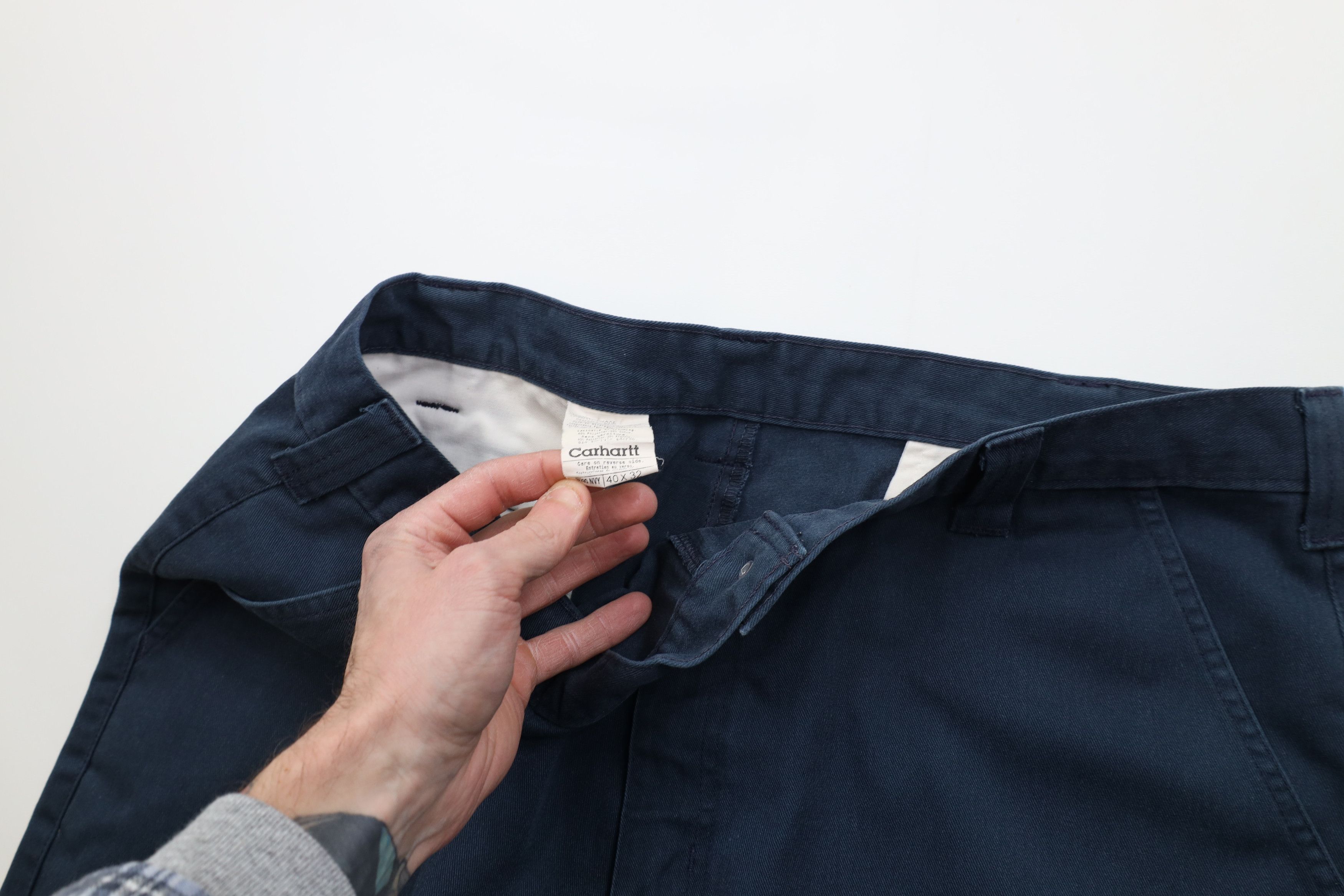 Carhartt Vintage Y2K Carhartt Blended Twill Wide Leg Chino Pants Blue Size US 40 / EU 56 - 9 Thumbnail