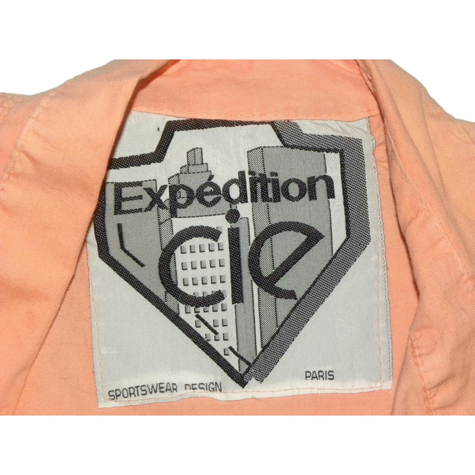 Vintage 80s New Wave Boxy Fit Shirt Expedition Cie Paris Size US S / EU 44-46 / 1 - 7 Thumbnail