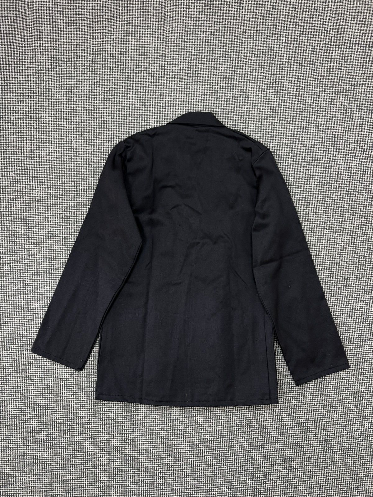Vintage black moleskin French chore coat jacket work utility 70s/80s Size US S / EU 44-46 / 1 - 2 Thumbnail