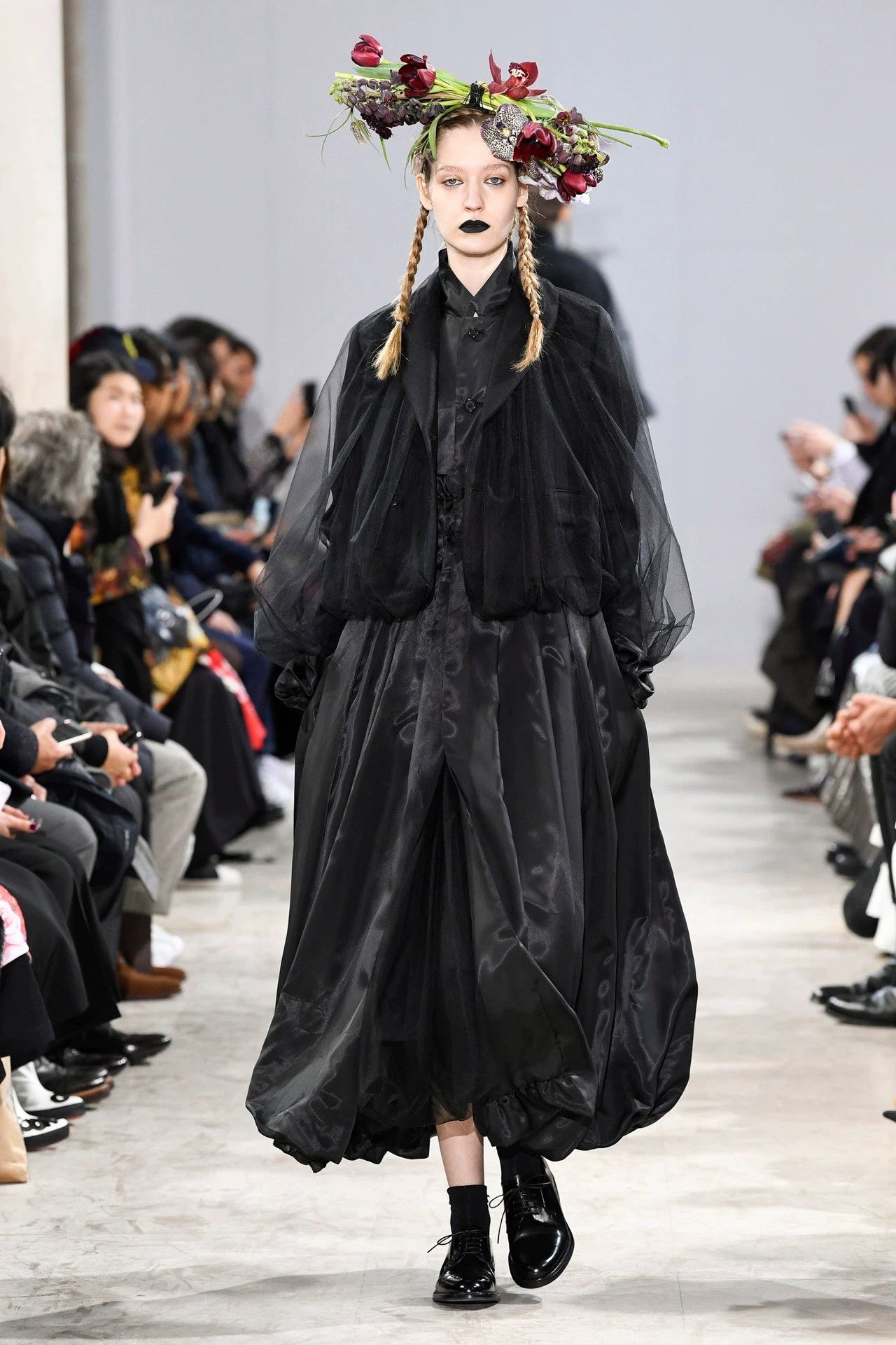 Noir Kei Ninomiya Noir Kei Ninomiya 18AW Puff Tulle Wool Suit Jacket Size S / US 4 / IT 40 - 2 Thumbnail