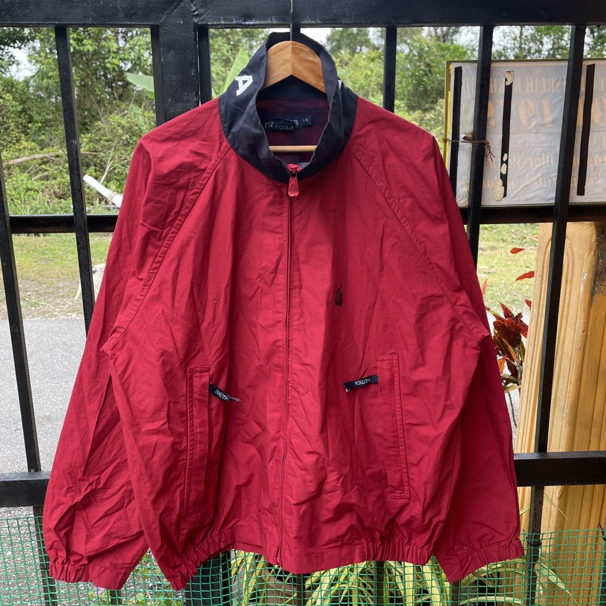 Nautica 🔥Vintage Nautica Full Zipper Windbreaker Light Jacket Size US L / EU 52-54 / 3 - 6 Thumbnail