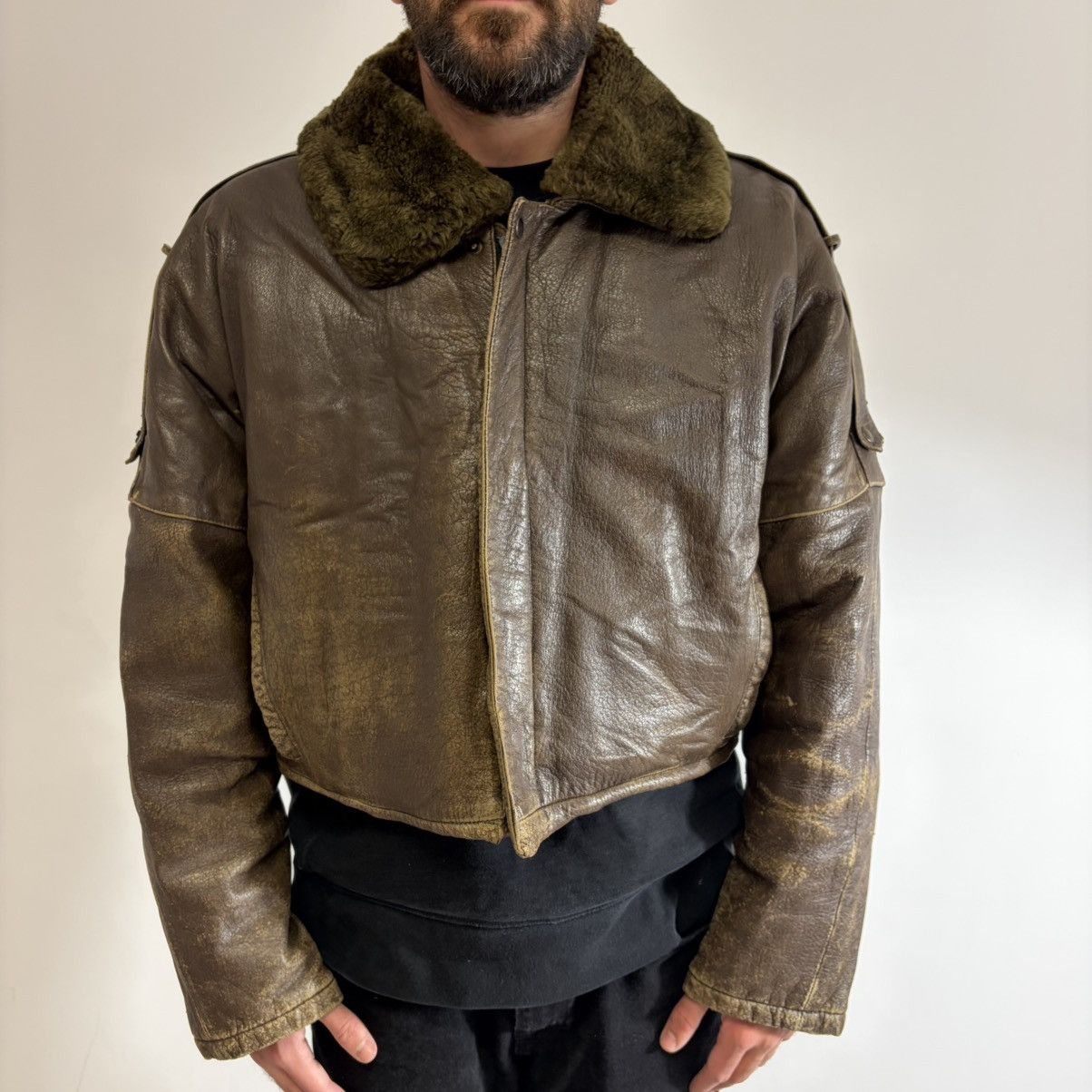 Other Vinage leather jacket Size M / US 6-8 / IT 42-44 - 2 Thumbnail