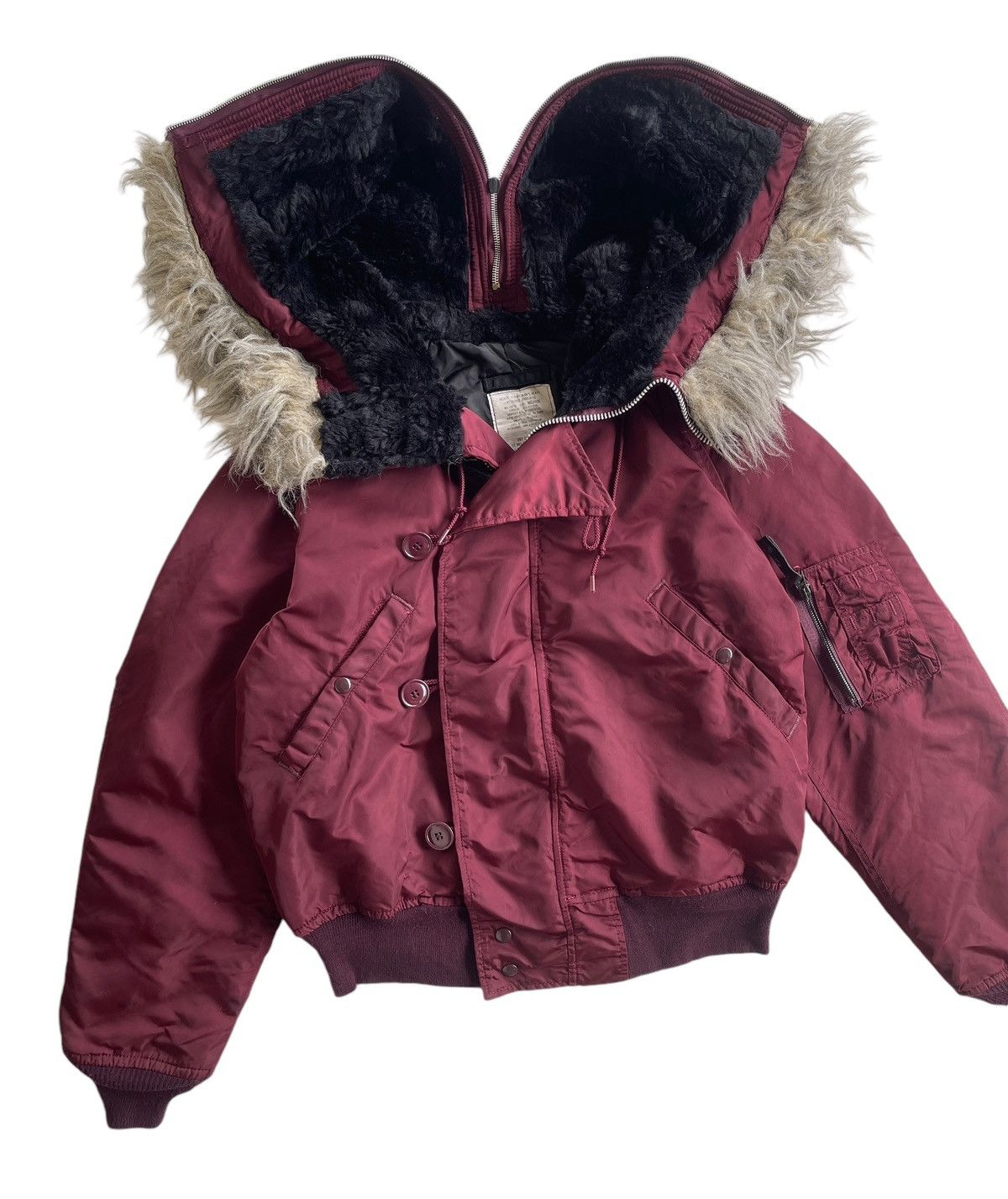 Alpha Industries N2B Alpha Industries Attached Fur Hooded Tanker Jacket Size US M / EU 48-50 / 2 - 10 Thumbnail