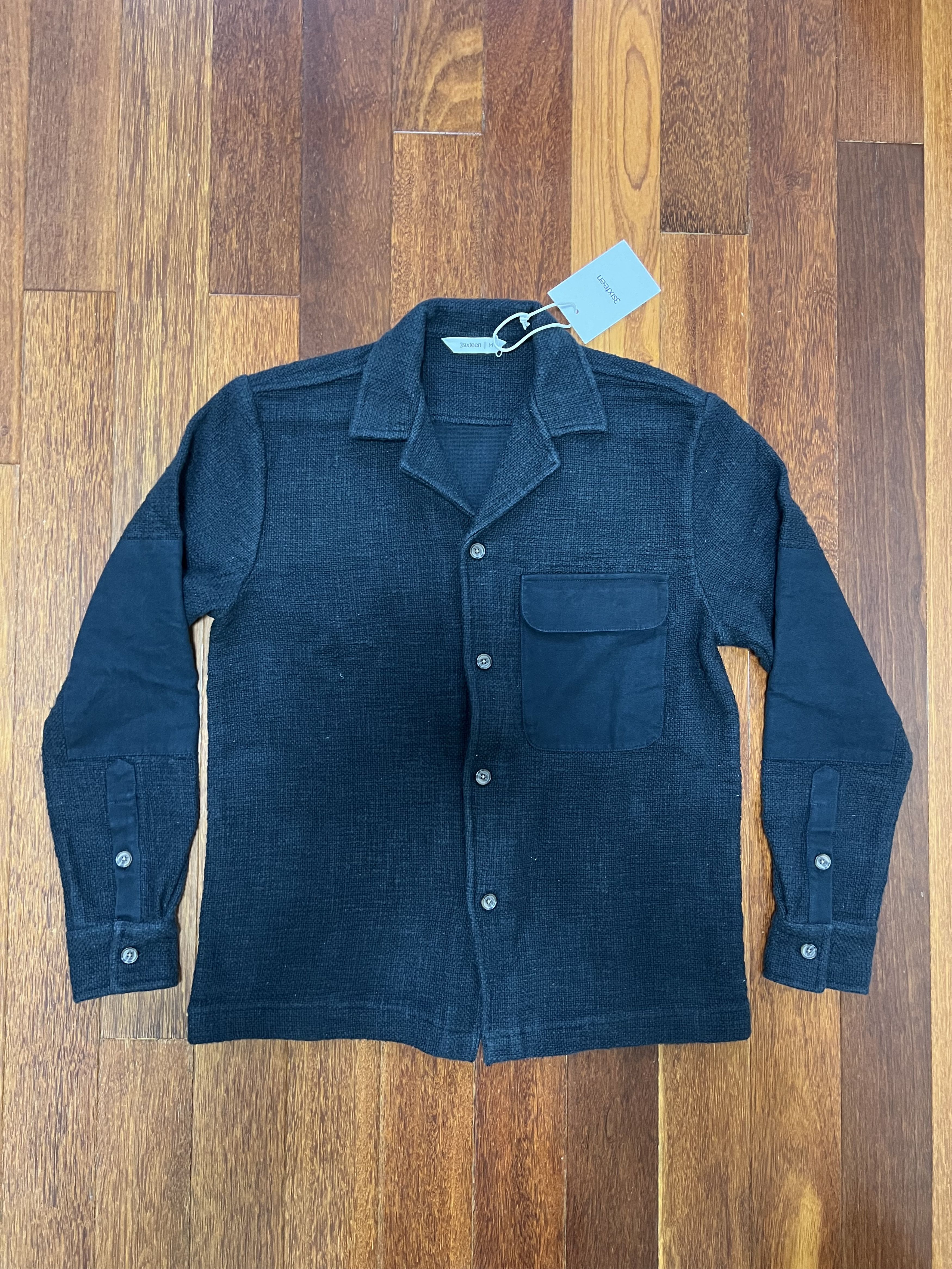 3sixteen 💚 3sixteen Field Shirt Midnight Slub Medium NEW Size US M / EU 48-50 / 2 - 6 Thumbnail