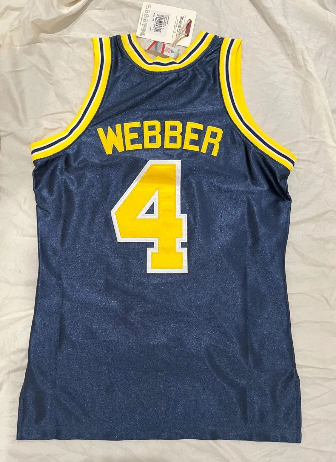 Mitchell & Ness Chris Webber Michigan Jersey Home AUTHENTIC Size US M / EU 48-50 / 2 - 4 Thumbnail