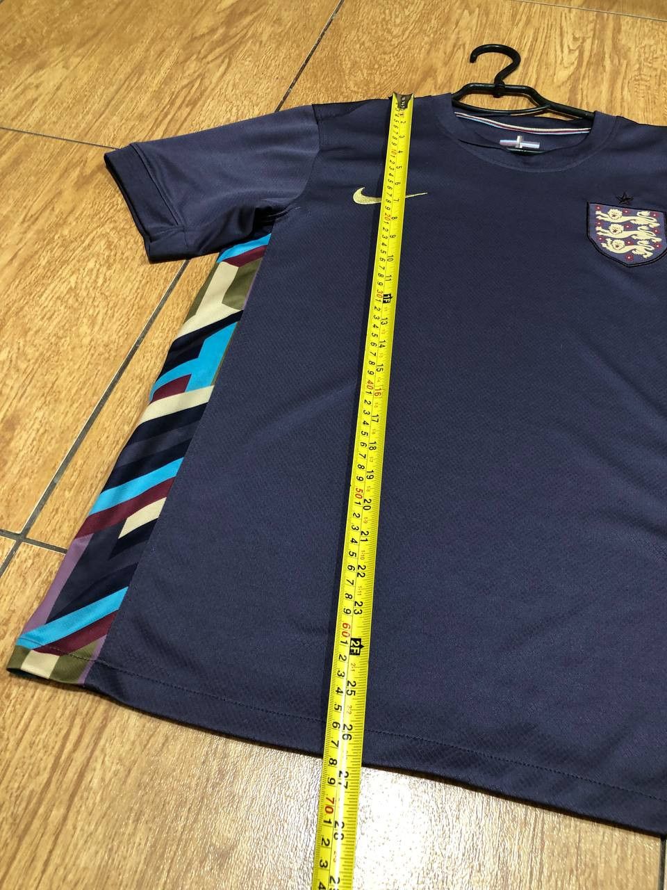 Nike Vintage blue Jerseys Nike logo football England T-shirt Y2K Size US M / EU 48-50 / 2 - 10 Thumbnail