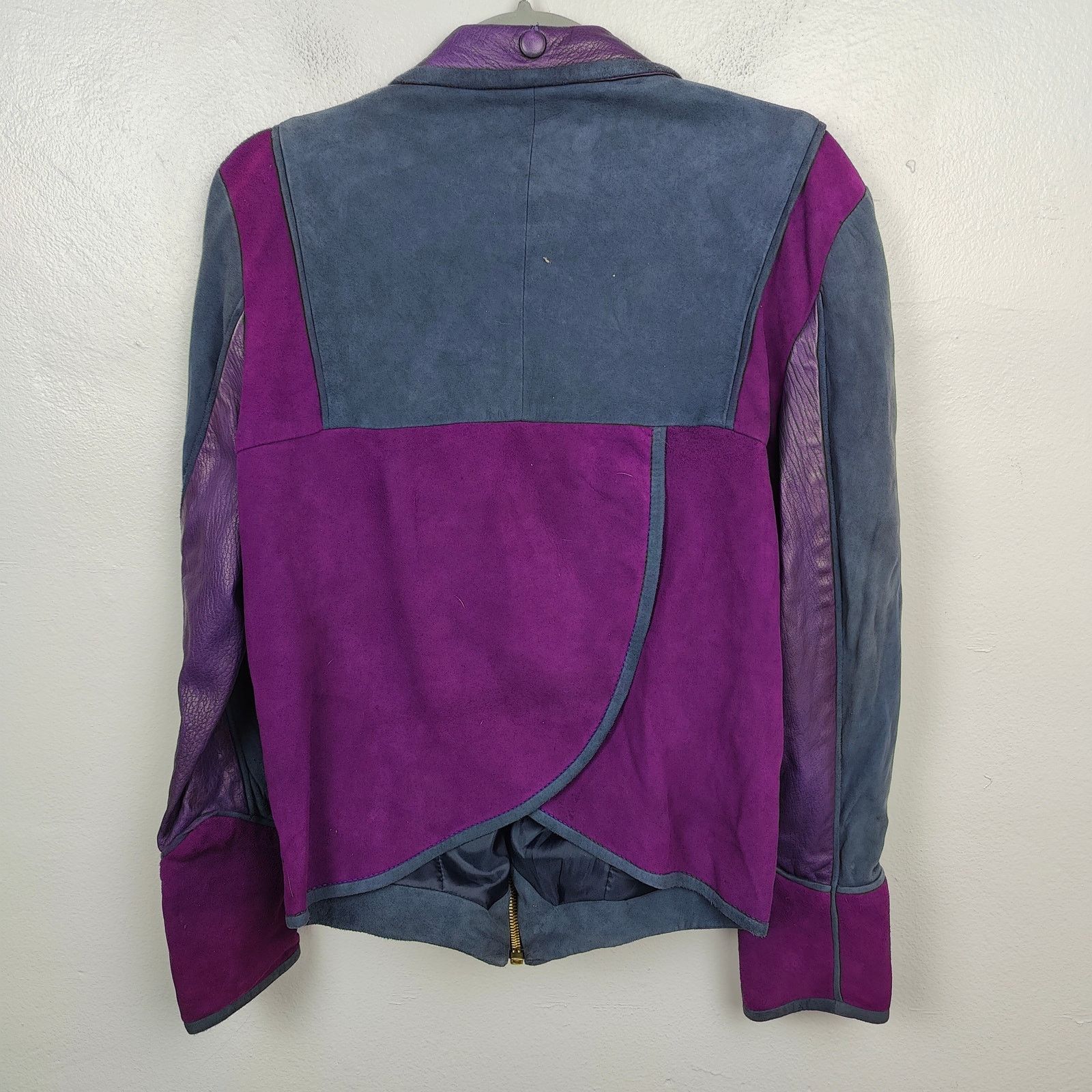 Other Heimstone Leather Jacket Womens 40 US Medium Approx Purple Size M / US 6-8 / IT 42-44 - 6 Thumbnail