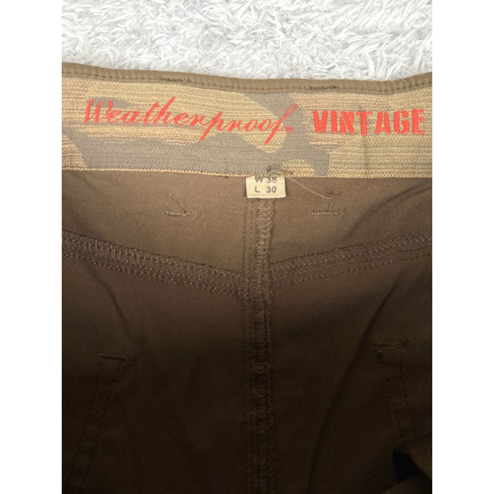 Weatherproof Weatherproof Pants Adult 38 Beige Straight Leg Nylon Blend Hike Walking 38x30 Mens Regular Pants Beige Weatherproof 90s Outdoor Patriotic Size US 38 / EU 54 - 6 Thumbnail