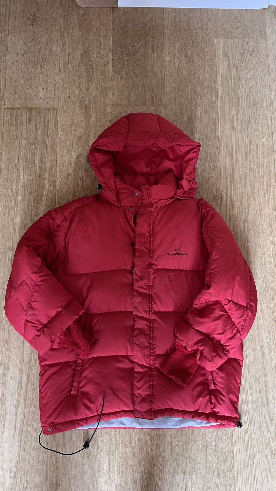 Balenciaga Balenciaga Check Plaid Logo Puffer Jacket Size US XL / EU 56 / 4 - 1 Thumbnail