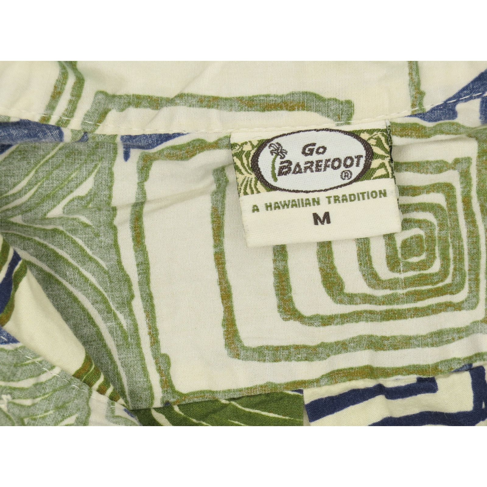 Other Go Barefoot Hawaiian Aloha Tropical Camp USA Made Shirt M Size US M / EU 48-50 / 2 - 4 Thumbnail