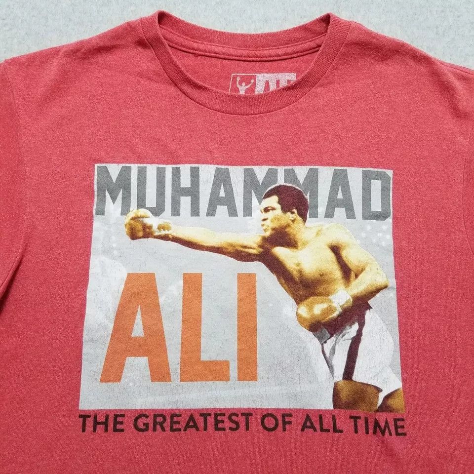 Other Muhammad Ali Shirt Mens Small Red Short Sleeve Crew Neck Size US S / EU 44-46 / 1 - 4 Thumbnail