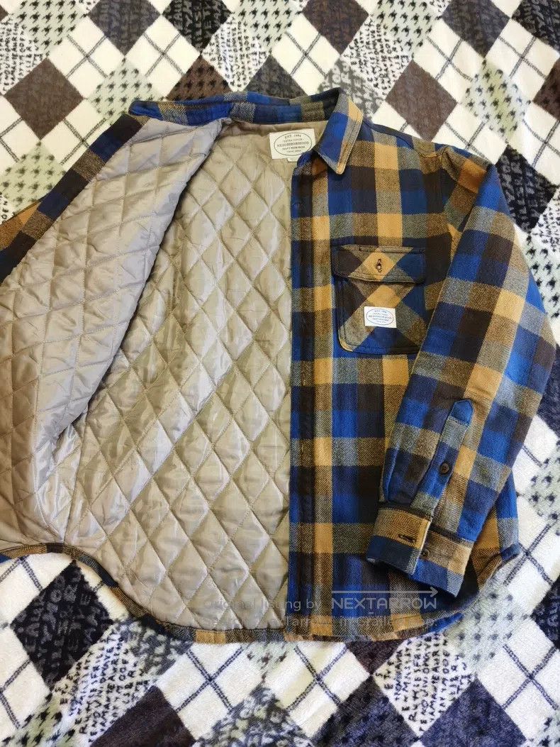 Neighborhood Neighborhood Flannel Shirt with Fleece Lining Size M Size US M / EU 48-50 / 2 - 2 Thumbnail