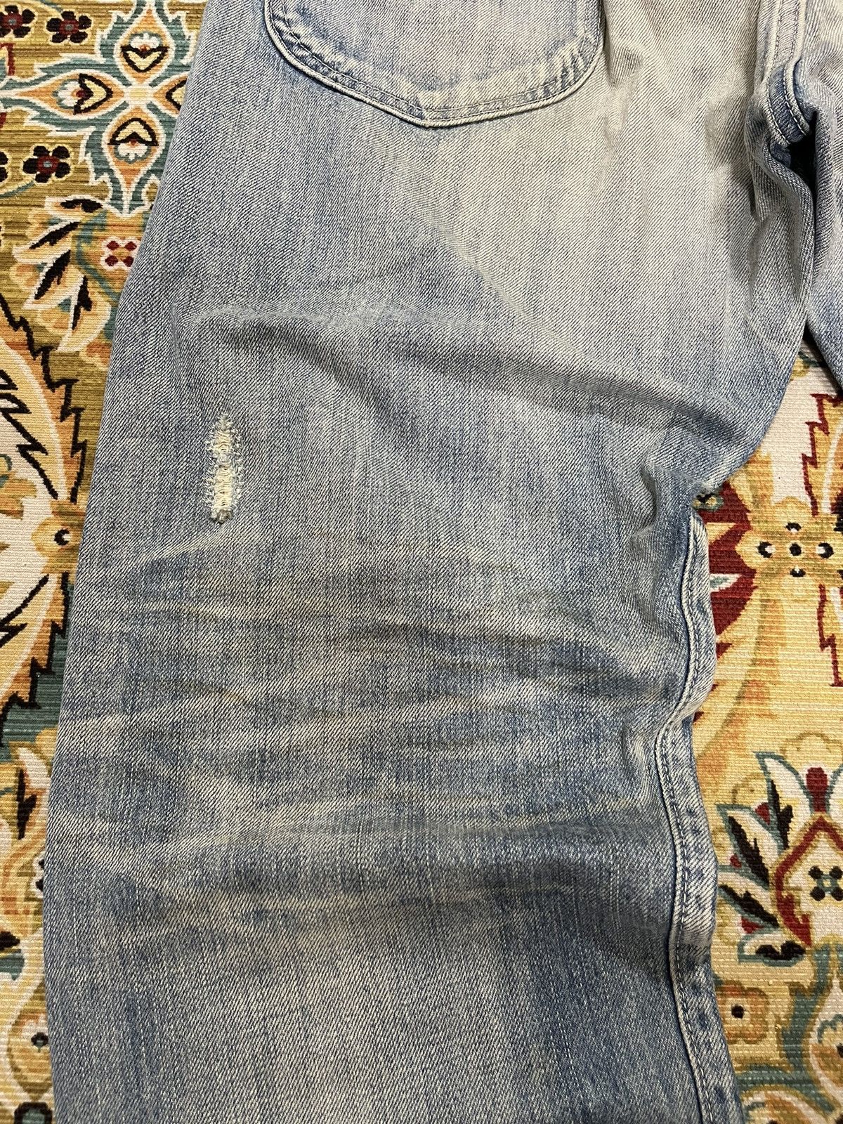 Nitraid Nitraid Destroyed Ripped Baggy Distressed Vintage Jeans Size US 35 - 12 Thumbnail