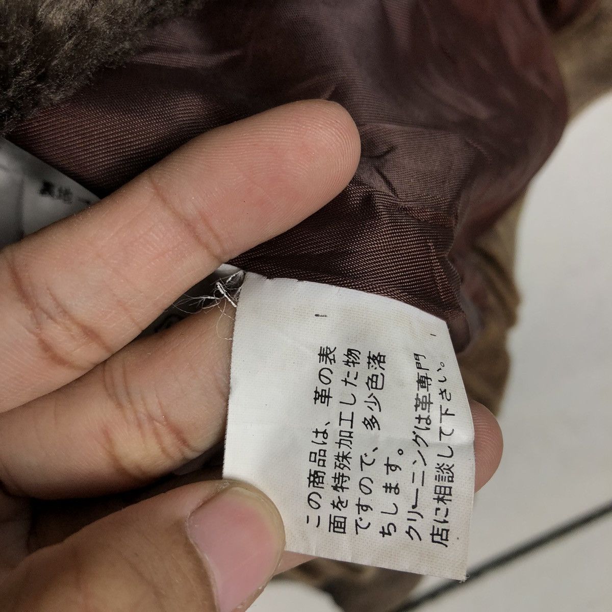 Japanese Brand 📌Vintage Bomber Leather Jacket Mink Fur Shearling Collar Size US M / EU 48-50 / 2 - 23 Thumbnail