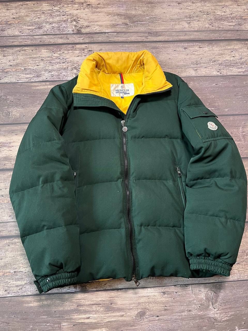 Comme des Garcons FW04 Junya Watanabe MAN x Moncler Puffer Jacket - Forest Size US S / EU 44-46 / 1 - 3 Thumbnail