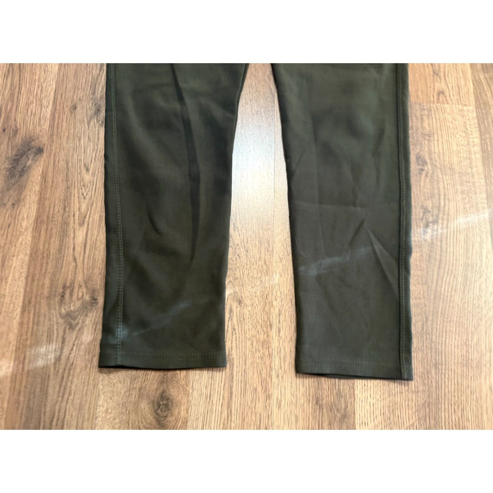 Vintage Coco + Carmen Pants Women's XXL Green Pull On Straight Ankle (2XL) Casual Col Size 40" / US 18 - 3 Thumbnail