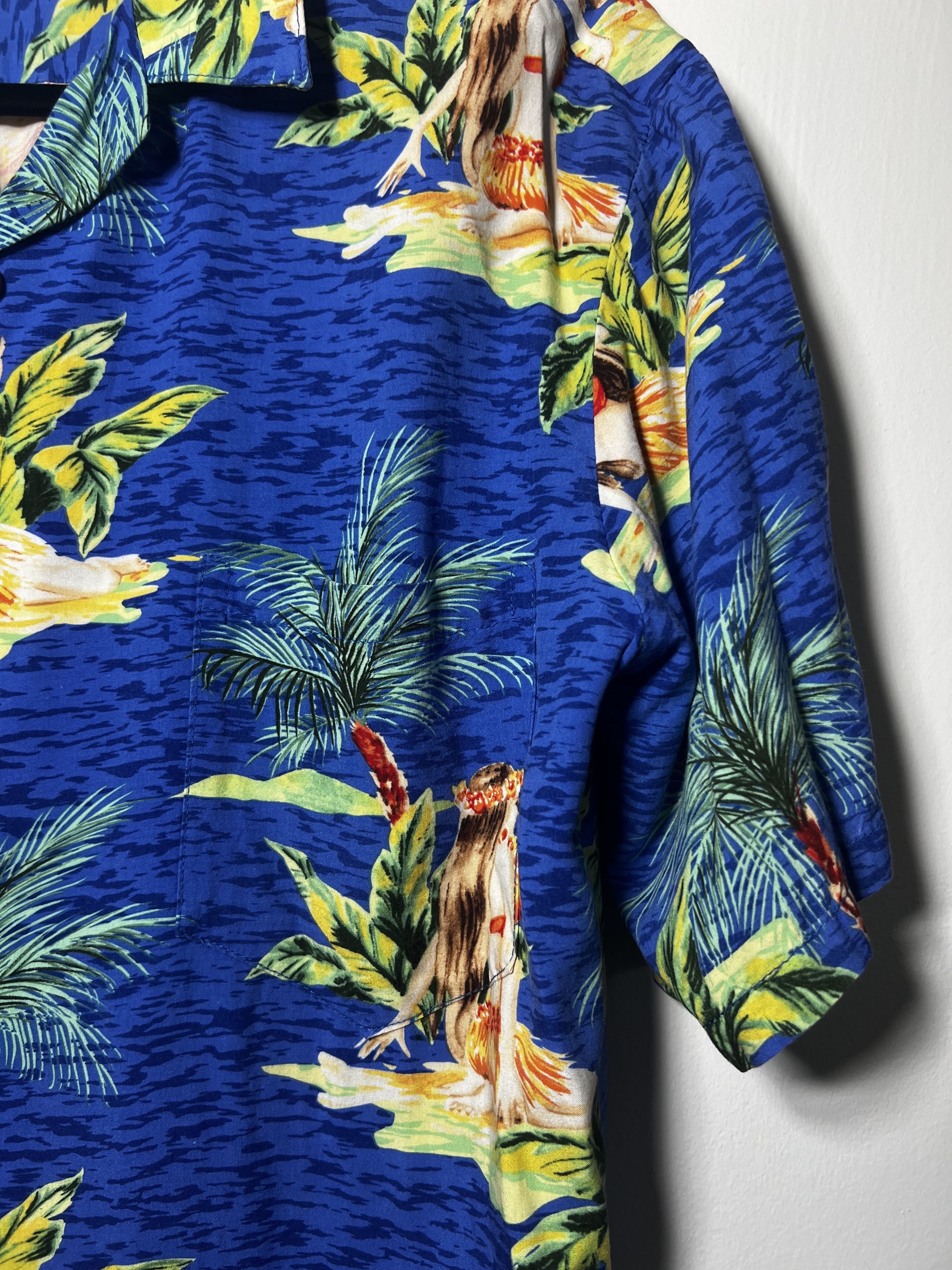 Vintage Vintage Hilo Hatties Hula Dancer Hawaiian Print Shirt Size US S / EU 44-46 / 1 - 4 Thumbnail