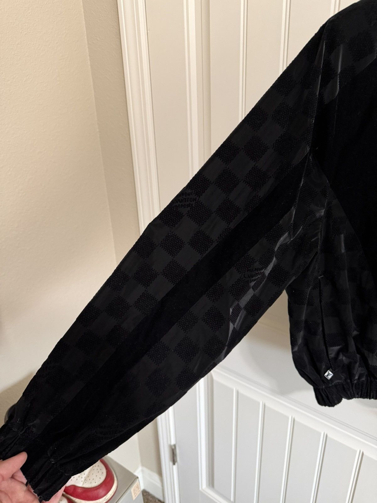 Louis Vuitton Louis Vuitton Flocked Damier Technical Tracksuit Top Size US L / EU 52-54 / 3 - 3 Thumbnail