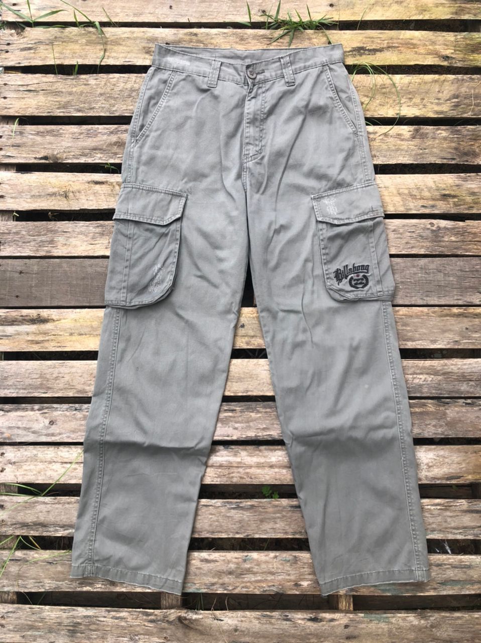 Billabong × Vintage Crazy Y2K Vintage Billabong Cargo Pants Size US 30 / EU 46 - 1 Thumbnail