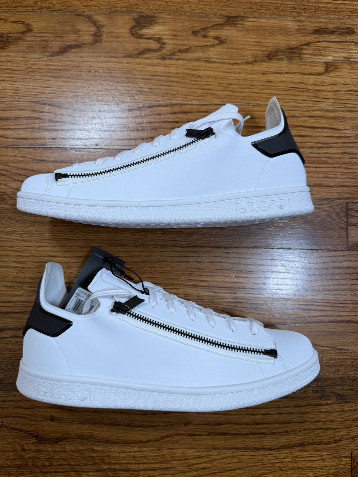 Y-3 Adidas Y-3 Stan Smith Zip 'White 2017 S82113 Men’s Size 10.5 Size US 10.5 / EU 43-44 - 10 Thumbnail