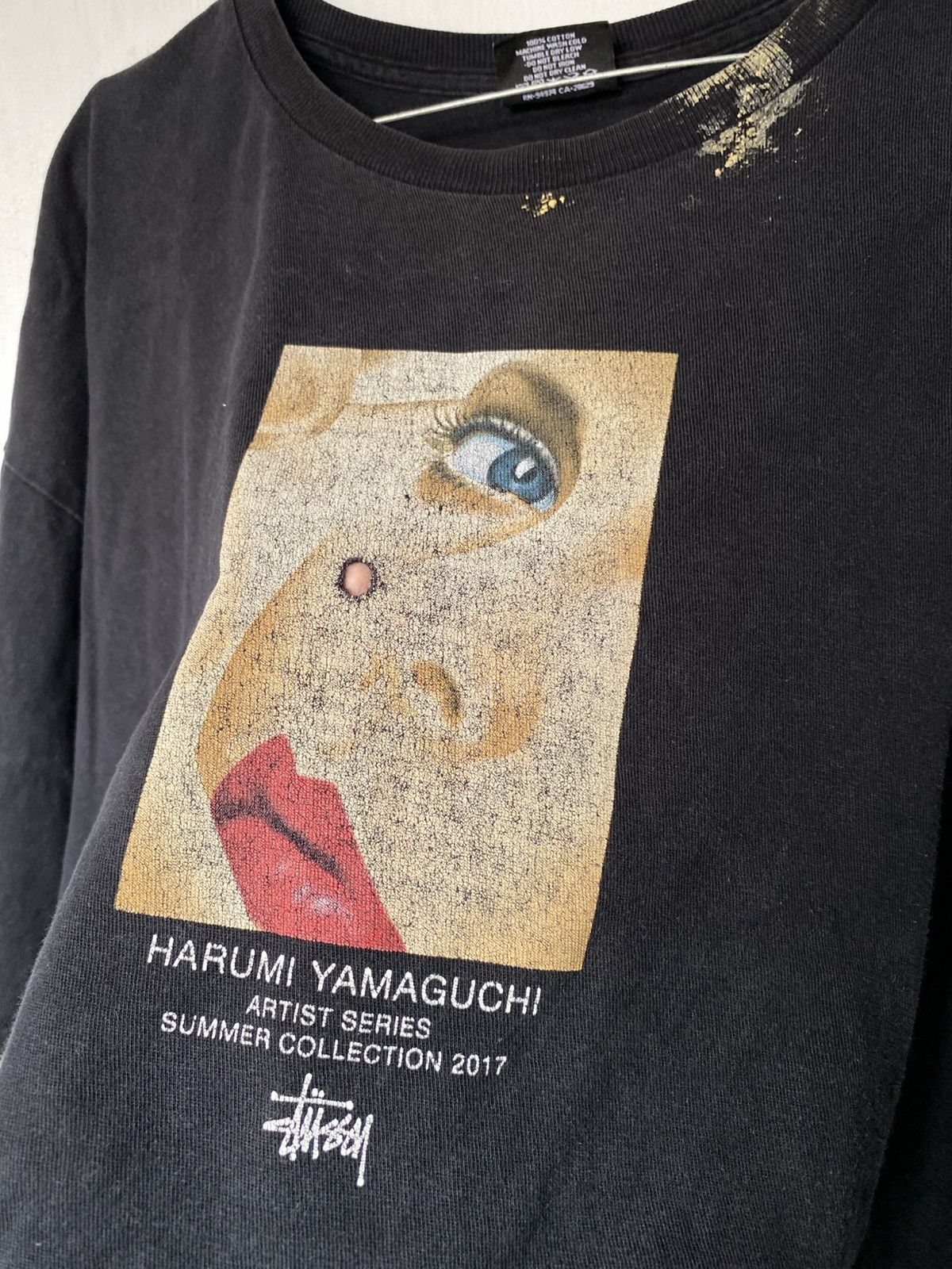Stussy Thrashed Stussy Harumi Yamaguchi Tshirt Size US XL / EU 56 / 4 - 3 Thumbnail
