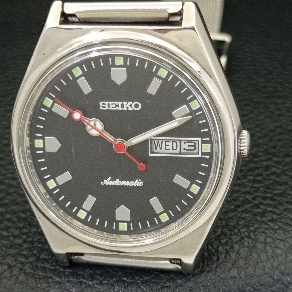 Seiko AUTOMATIC VINTAGE SEIKO JAPAN 6309A MENS WATCH a700417-1 Size 38 - 3 Thumbnail