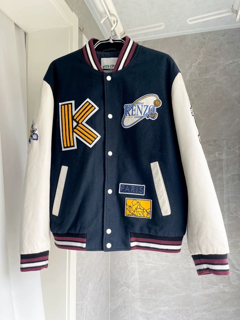 Kenzo KENZO Vintage wool and spliced sheepskin dragon year tiger Size US L / EU 52-54 / 3 - 1 Thumbnail