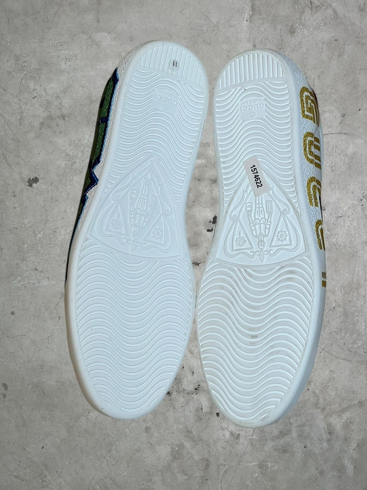 Gucci Gucci Mismatch Leather Sneakers Size US 12 / EU 45 - 13 Thumbnail