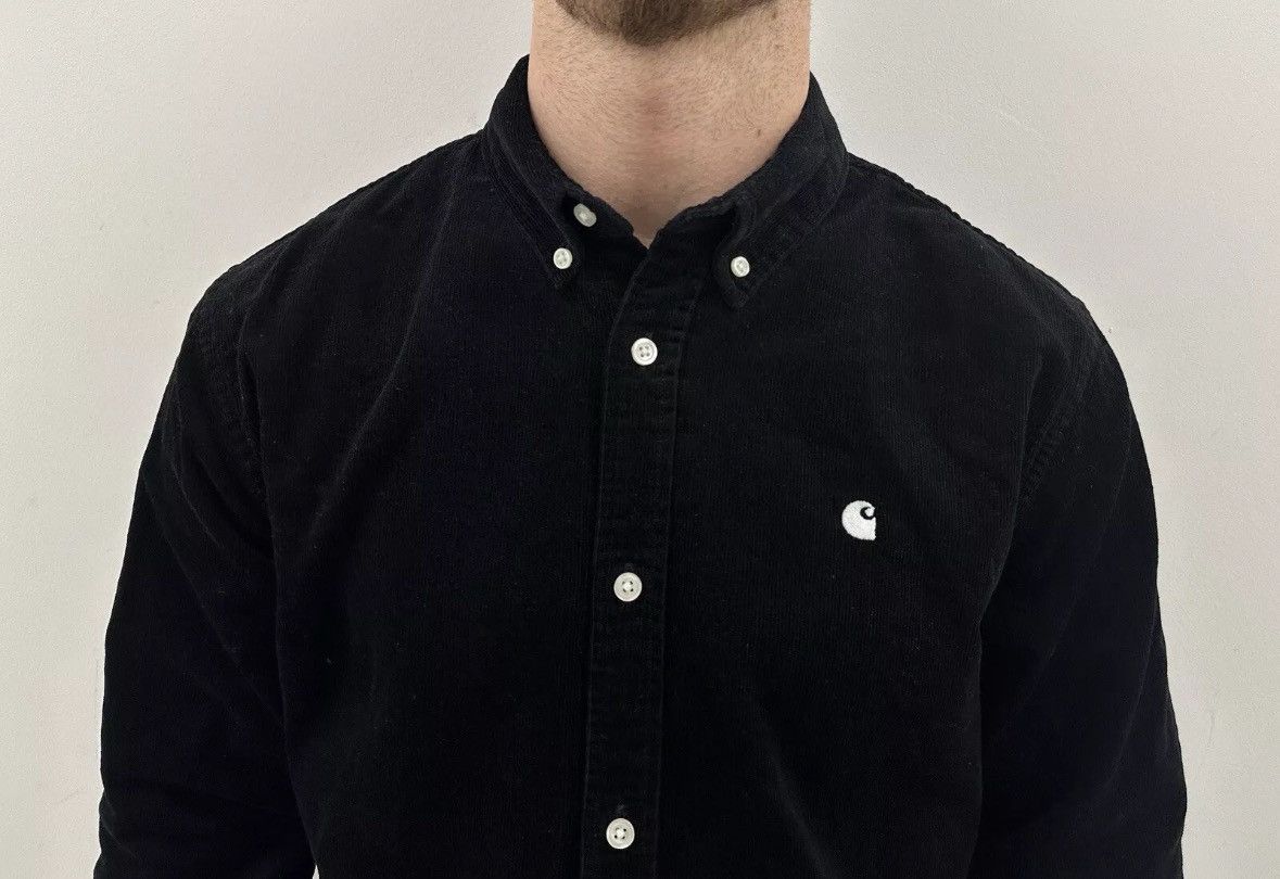 Carhartt Carhartt Wip Madison Fine Cord Mens Corduroy Velvet Shirt Size US M / EU 48-50 / 2 - 2 Thumbnail