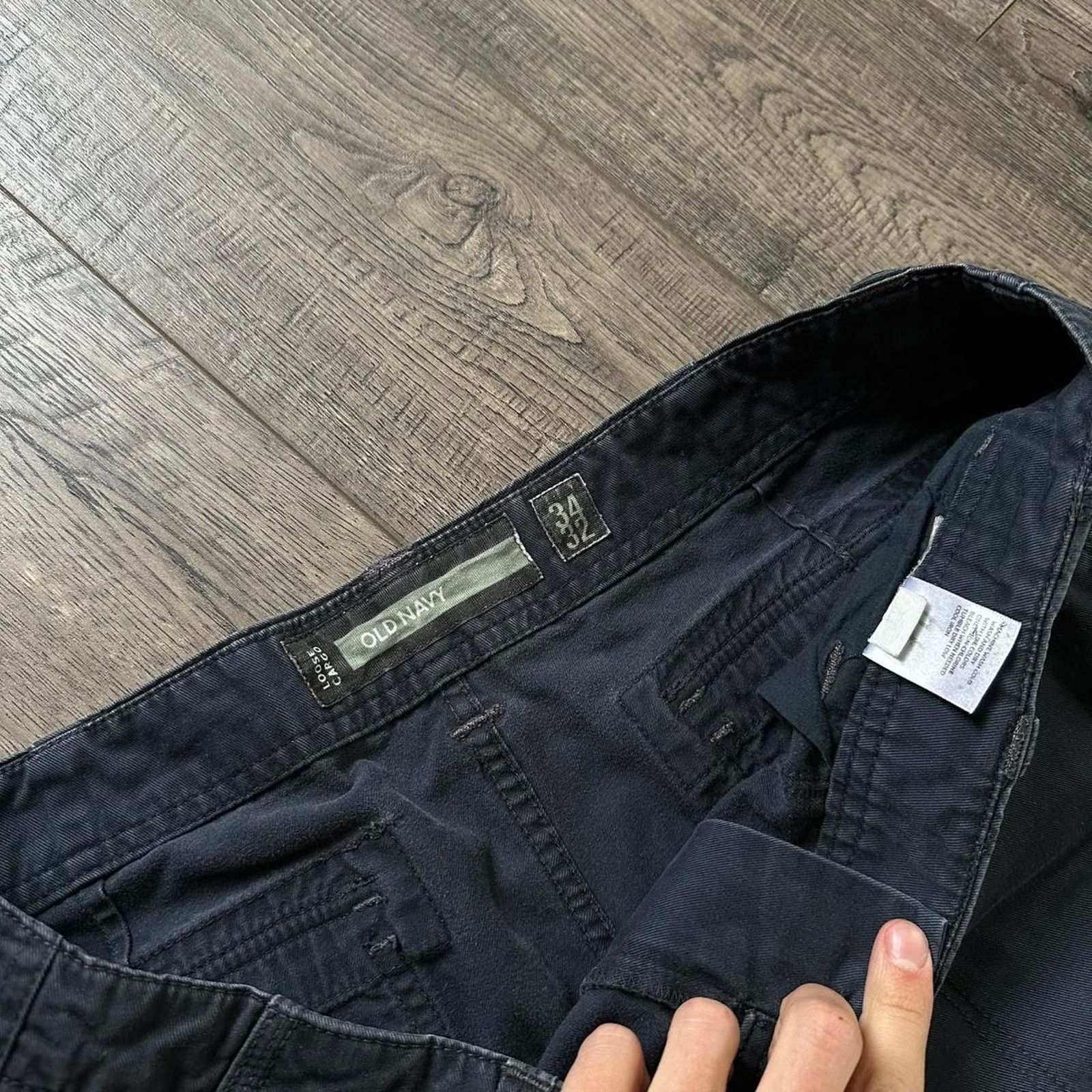 Old Navy × Vintage Vintage Y2K Cotton Baggy Old Navy Cargo Utility Pant Size US 35 - 6 Thumbnail