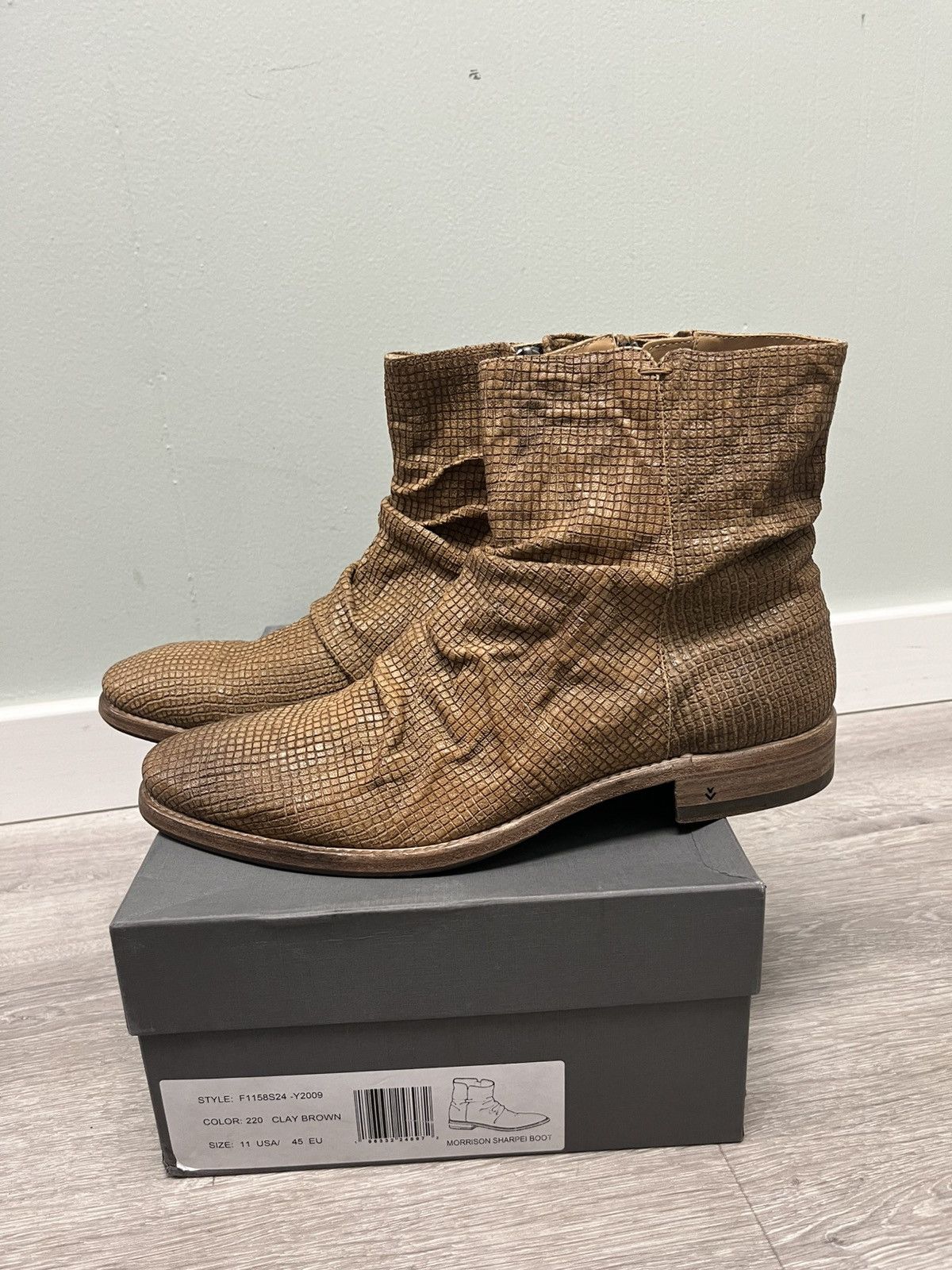 John Varvatos Morrison Sharpei Boot. Size US 11 Size US 11 / EU 44 - 8 Thumbnail