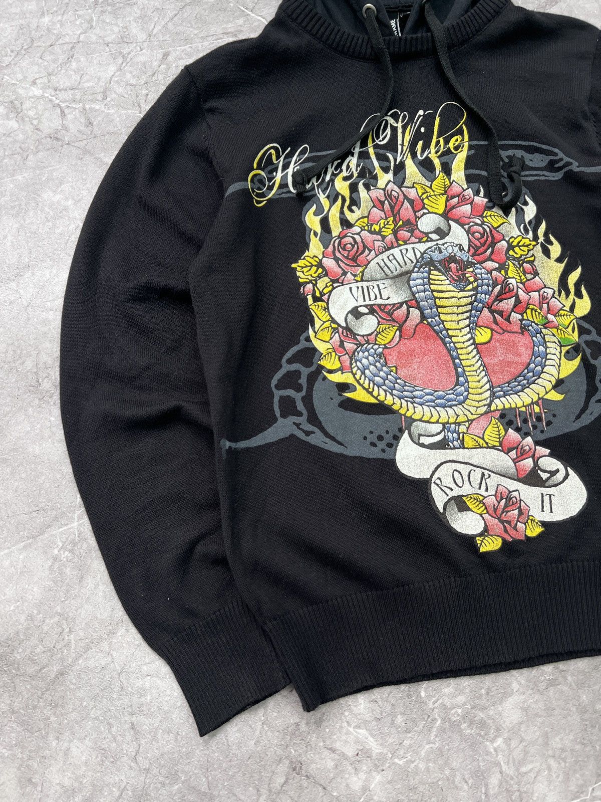 Christian Audigier × Ed Hardy × Vintage Vintage Ed Hardy style Hoodie by Christian Audigier Size US M / EU 48-50 / 2 - 2 Thumbnail