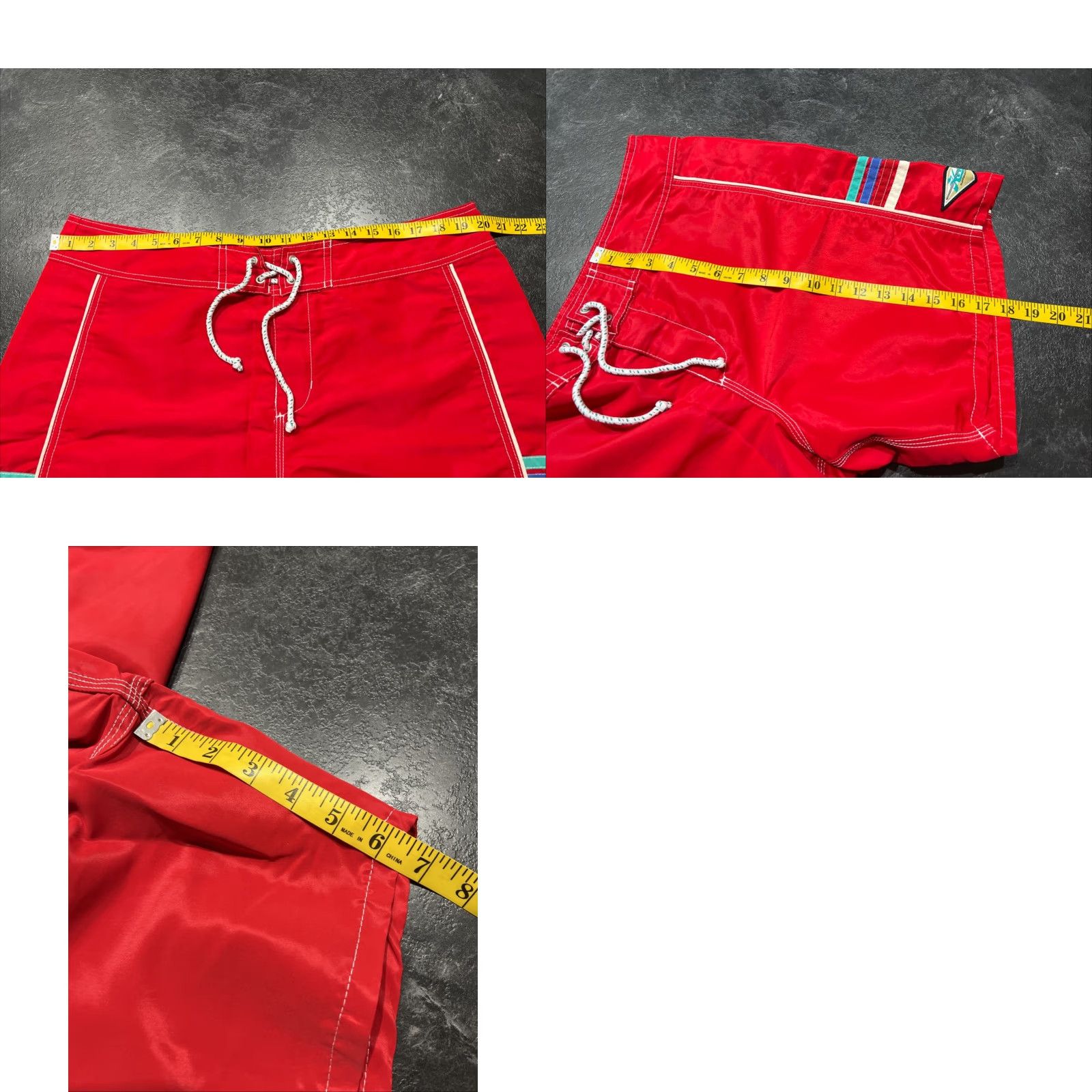 Vintage Hobie Board Shorts 38 Red Stripes Classic Hobie 38 Men Surfing Board Shorts Red Stripes Adult Regular Men's Garment Bottom Nylon Polyester 100% Nylon Size US 38 / EU 54 - 8 Thumbnail