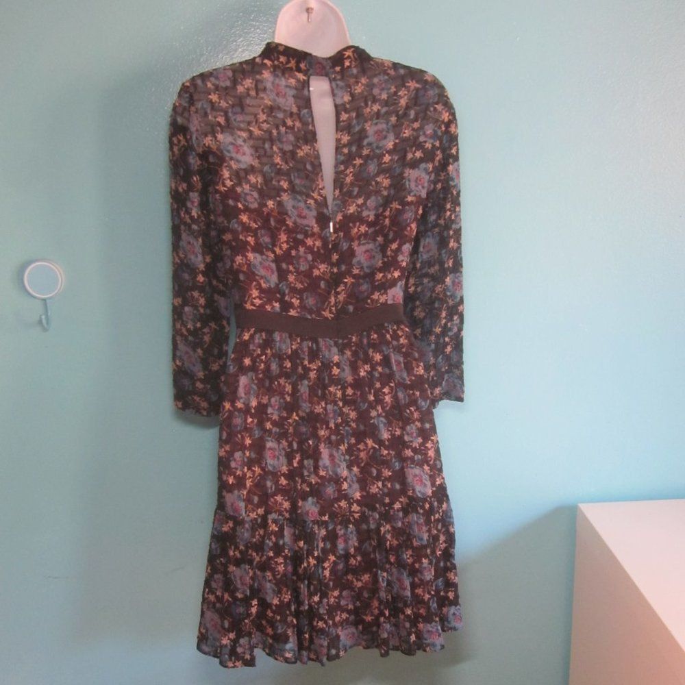 Rebecca Taylor Rebecca Taylor Floral Solstice Silk Dress Size 2 Size XS / US 0-2 / IT 36-38 - 5 Thumbnail