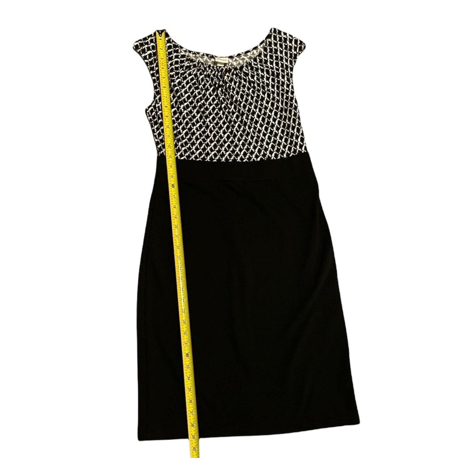 Merona NWOT Merona Houndstooth Fitted Dress Size M / US 6-8 / IT 42-44 - 4 Thumbnail