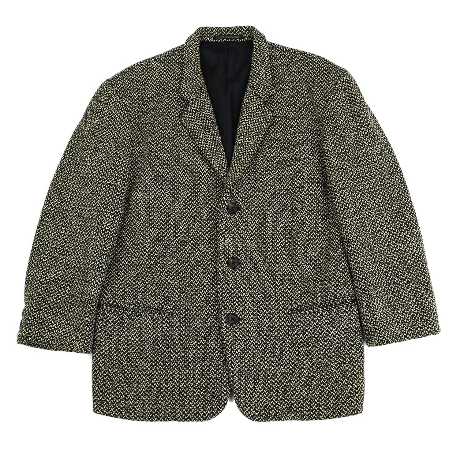 Yohji Yamamoto Yohji Yamamoto Wool Nylon Design Jacket Size US S / EU 44-46 / 1 - 1 Thumbnail