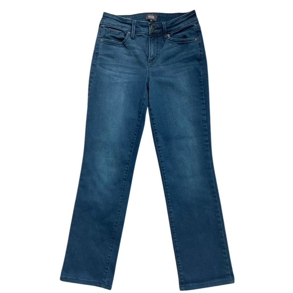 NYDJ NYDJ Marilyn Straight 5 Pocket Stretch Jeans Women’s Size 4. Size 27" / US 4 / IT 40 - 1 Thumbnail