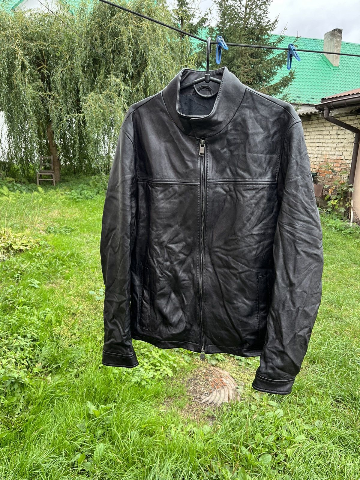 Hugo Boss Hugo Boss Real Leeather JAcket Black Luxury Size US M / EU 48-50 / 2 - 2 Thumbnail