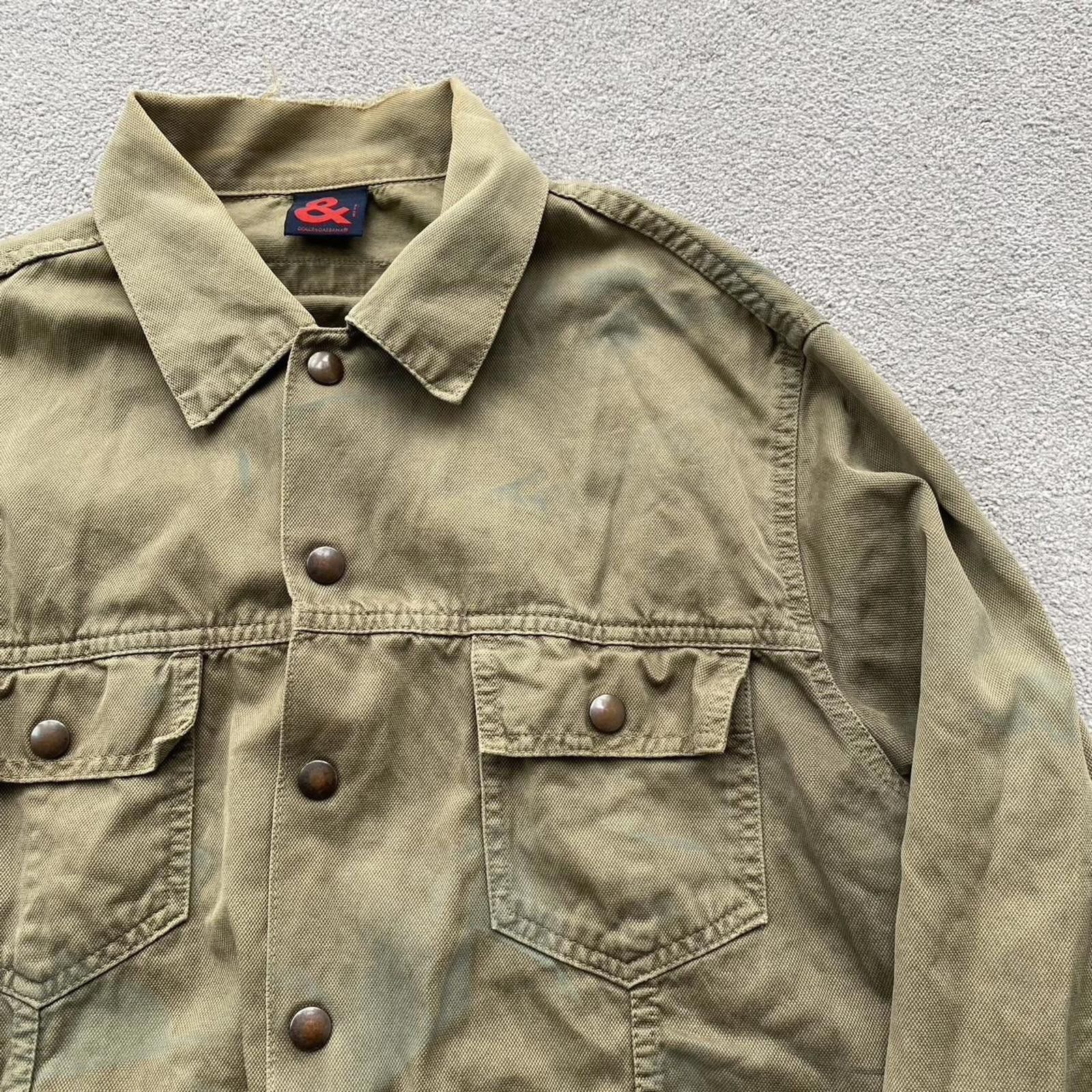 Dolce & Gabbana Dolce & Gabbana D&G Vintage Military Army Overshirt Jacket Size US S / EU 44-46 / 1 - 2 Thumbnail