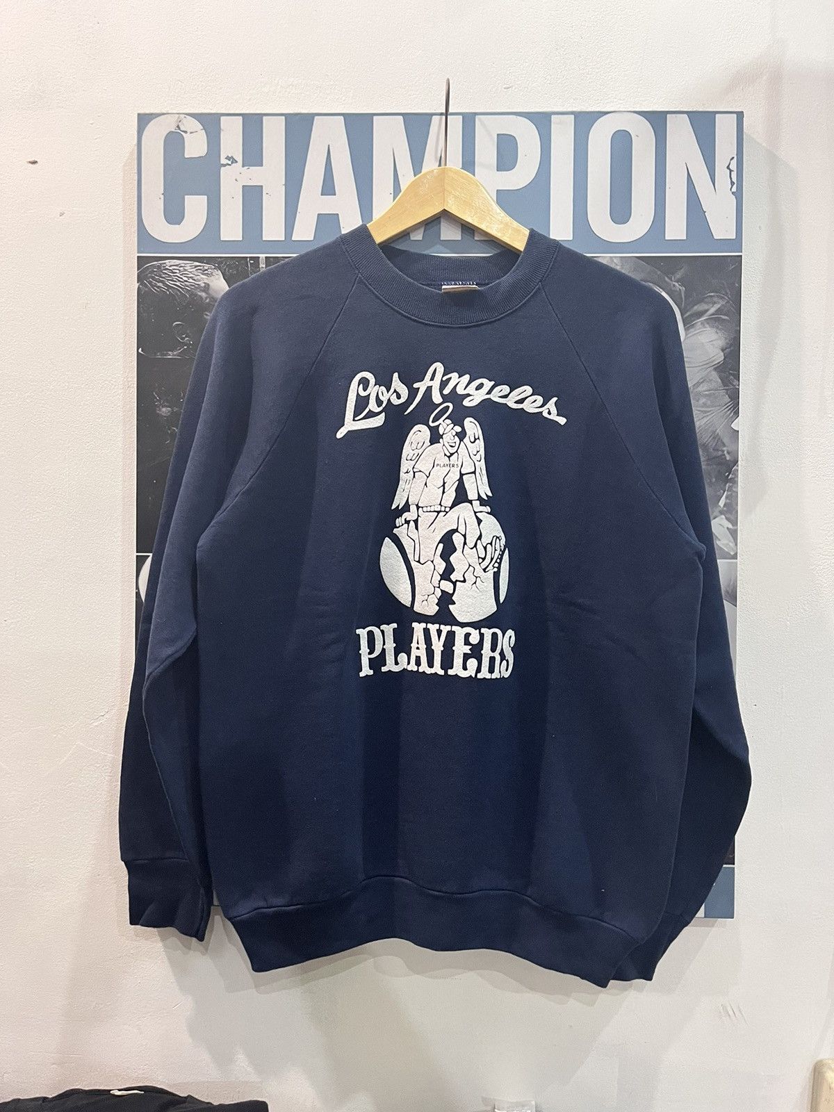 Los Angeles Apparel Vtg 80’s 🔥 RARE🔥 Los Angeles Player Crewneck Size US L / EU 52-54 / 3 - 1 Thumbnail