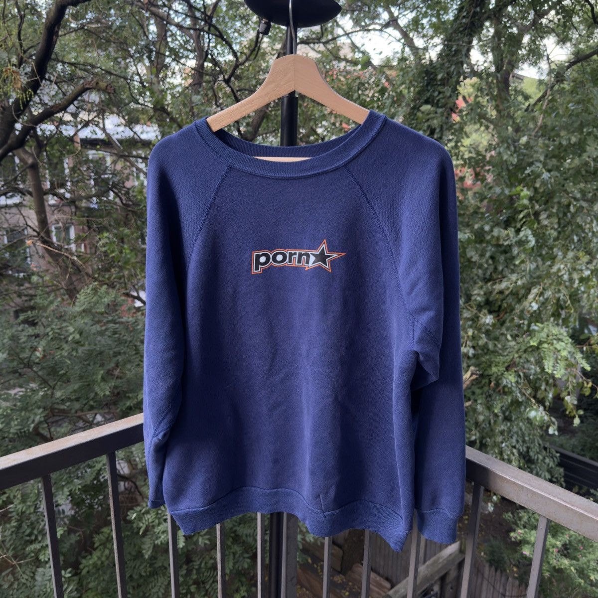 Vintage Pornstar Faded Thrashed Purple Sweatshirt ERD Grunge Size US M / EU 48-50 / 2 - 1 Thumbnail