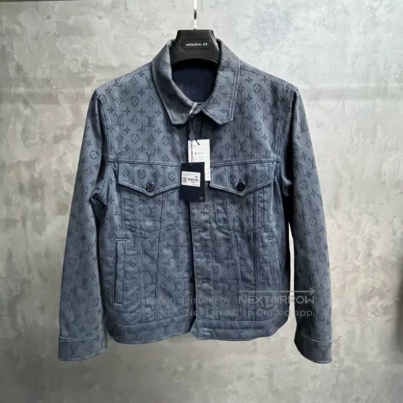 Louis Vuitton Louis Vuitton Blue Logo Denim Jacket. Size US M / EU 48-50 / 2 - 1 Thumbnail
