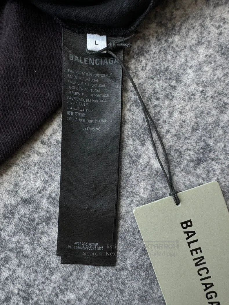 Balenciaga Balenciaga Black Heart WiFi Signal Tee. Size US L / EU 52-54 / 3 - 4 Thumbnail