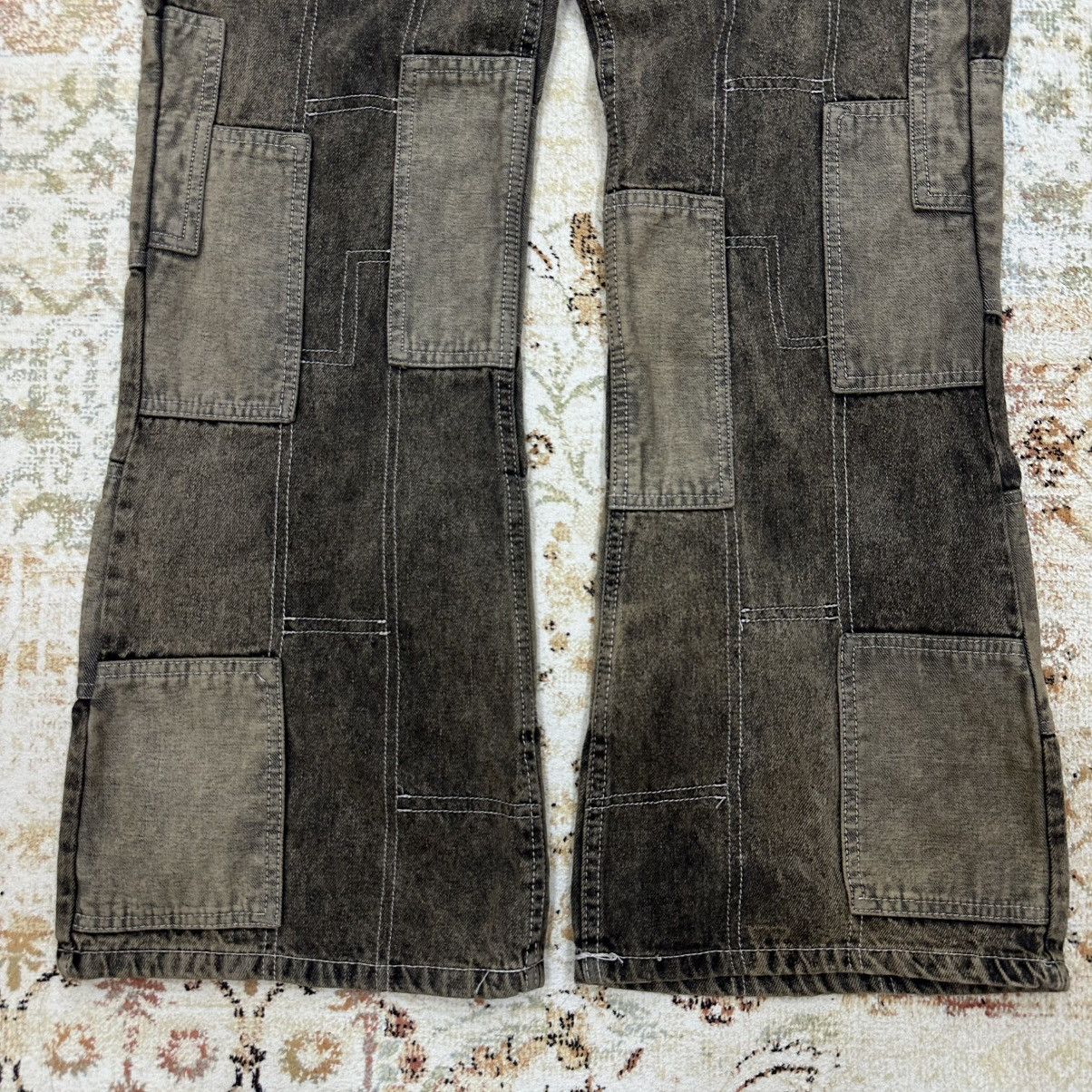 Vintage Vintage Mom Jeans Grunge Avantgarde Style Pants Y2K 00s Size 28" / US 6 / IT 42 - 3 Thumbnail