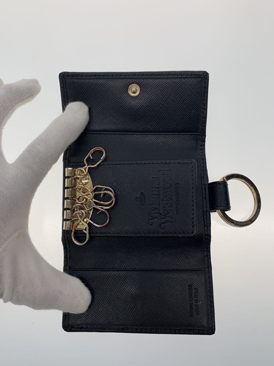 Vivienne Westwood Orb Logo Leather Cardholder Keychain Size ONE SIZE - 4 Thumbnail